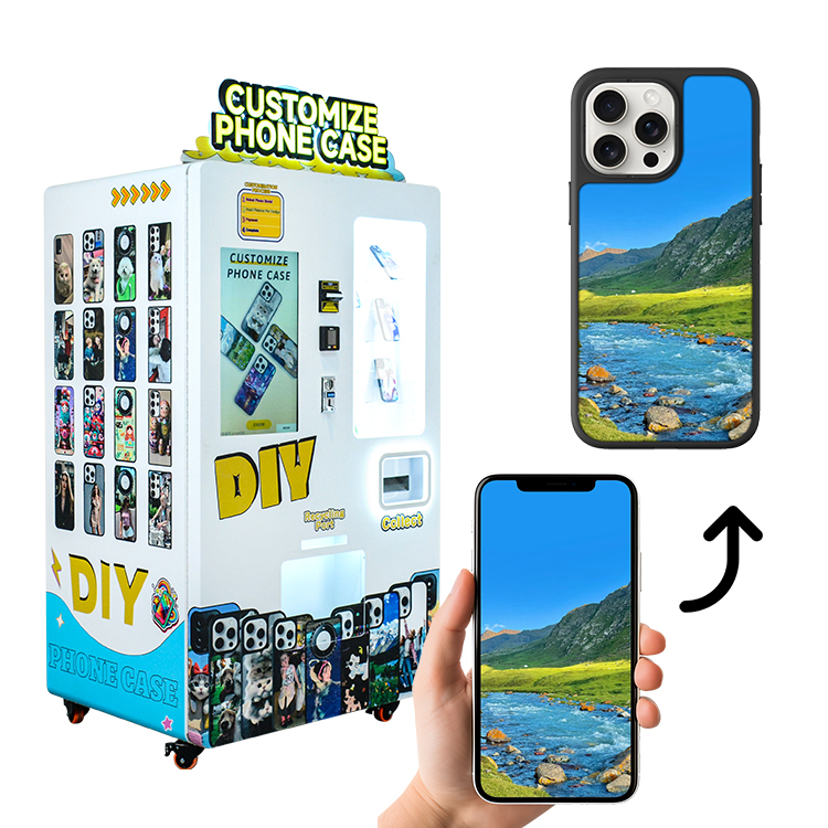 DIY phone case printing vending machine