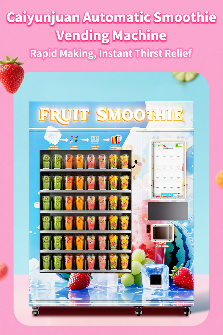 frozen fruit smoothie vending machine