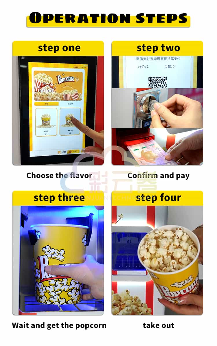 Automatic Popcorn Vending Machine