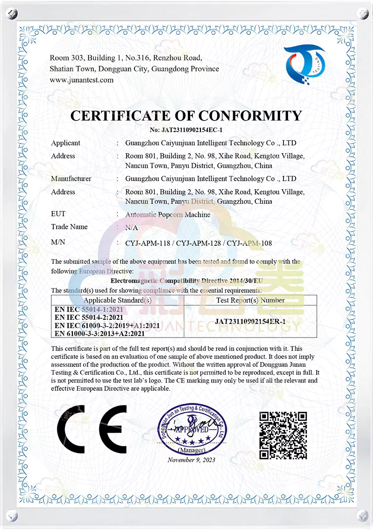 CYJ Certificate 12