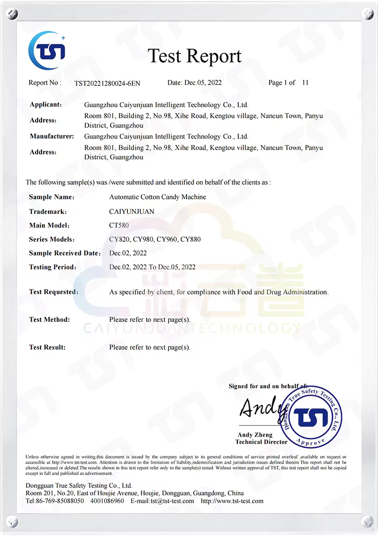 CYJ Certificate 16