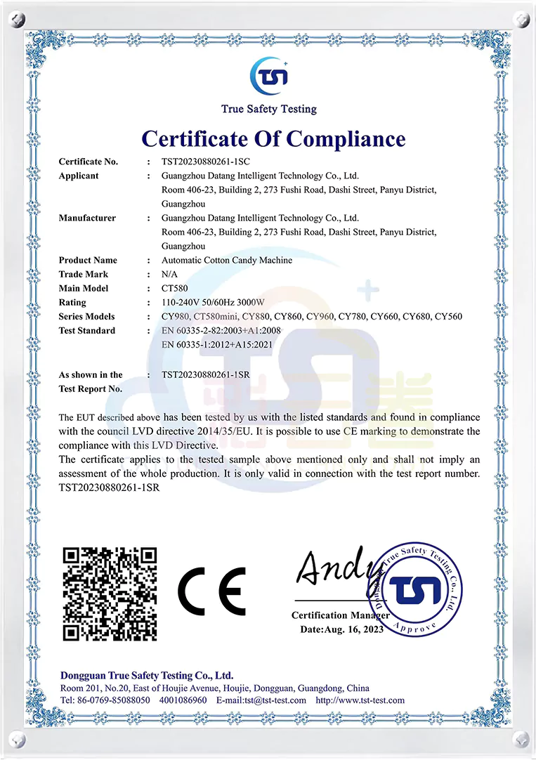 CYJ Certificate 19