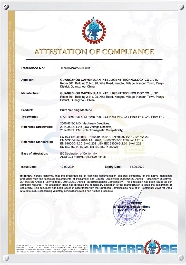 CYJ Certificate 20