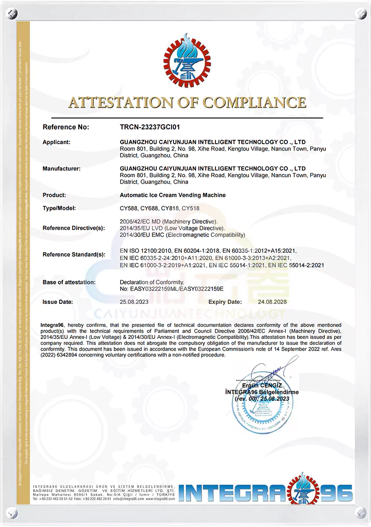 CYJ Certificate 21