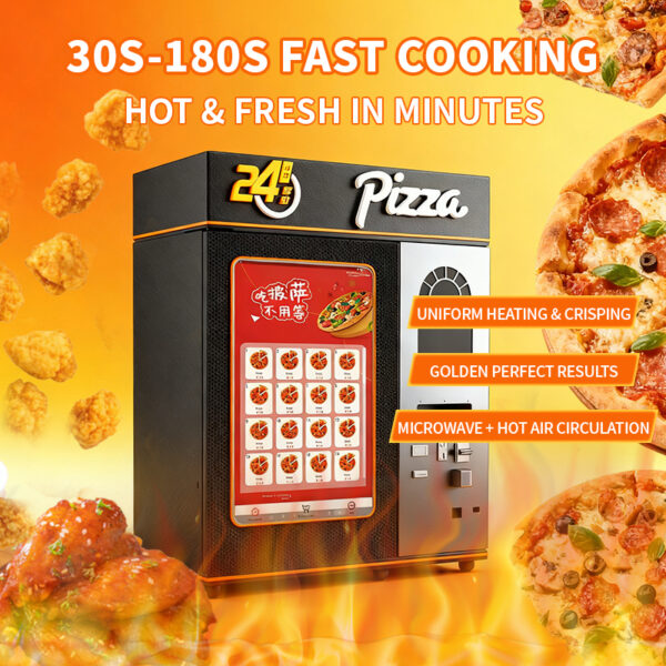 Caiyunjuan New Frozen Multi-functional Pizza Vending Machine - Image 4