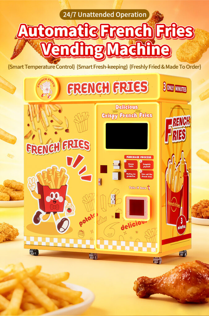 French fries vending machine