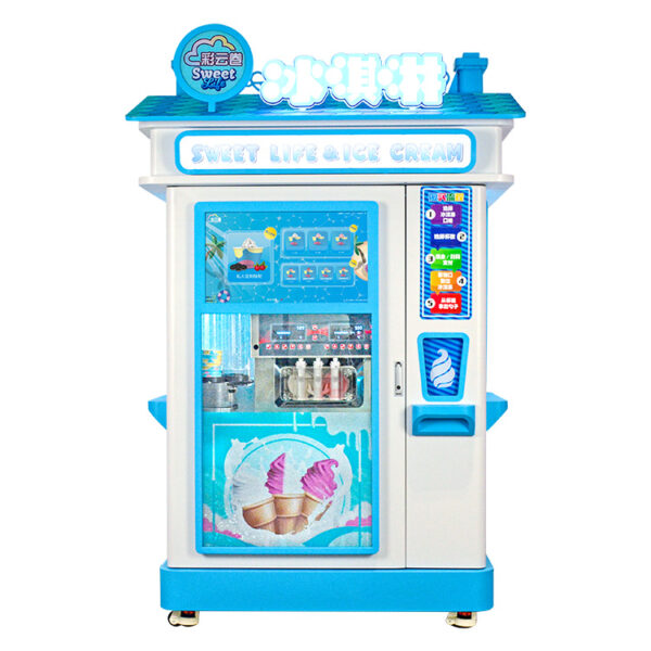 Ice cream robot vending machine