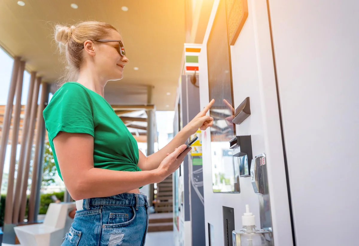 smart ice cream vending machine
